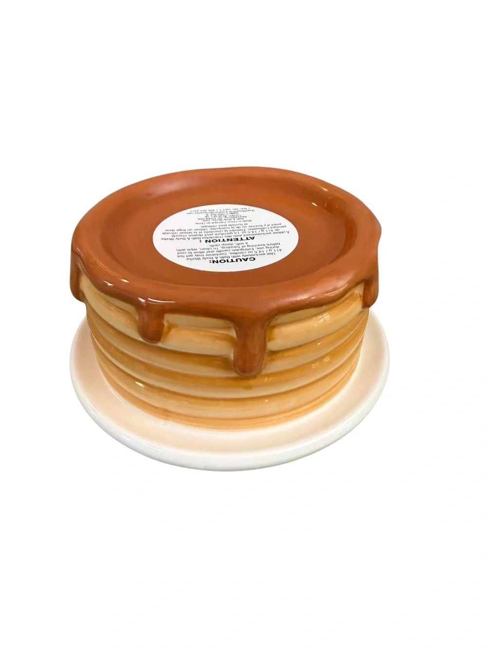 2-Pc Bath & Body Works PANCAKE STACK 3-Wick Candle Holder COZY SUNDAY NIGHT Set